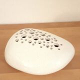 Pebble ceramic flower pick Jean Fradin 70's