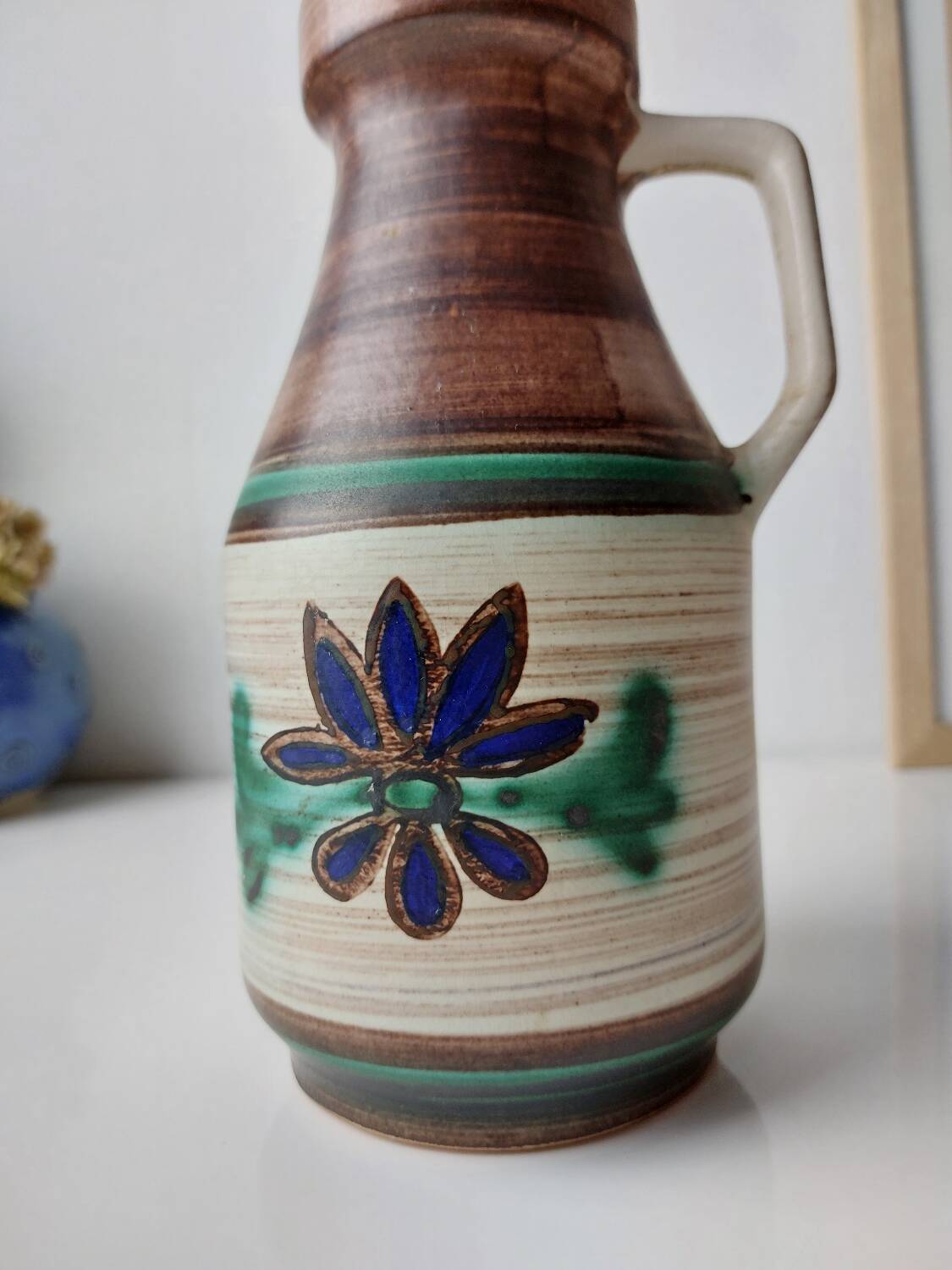 Vase ceramique W Germany style Bodo Mans