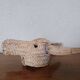 Horse woven straw mask