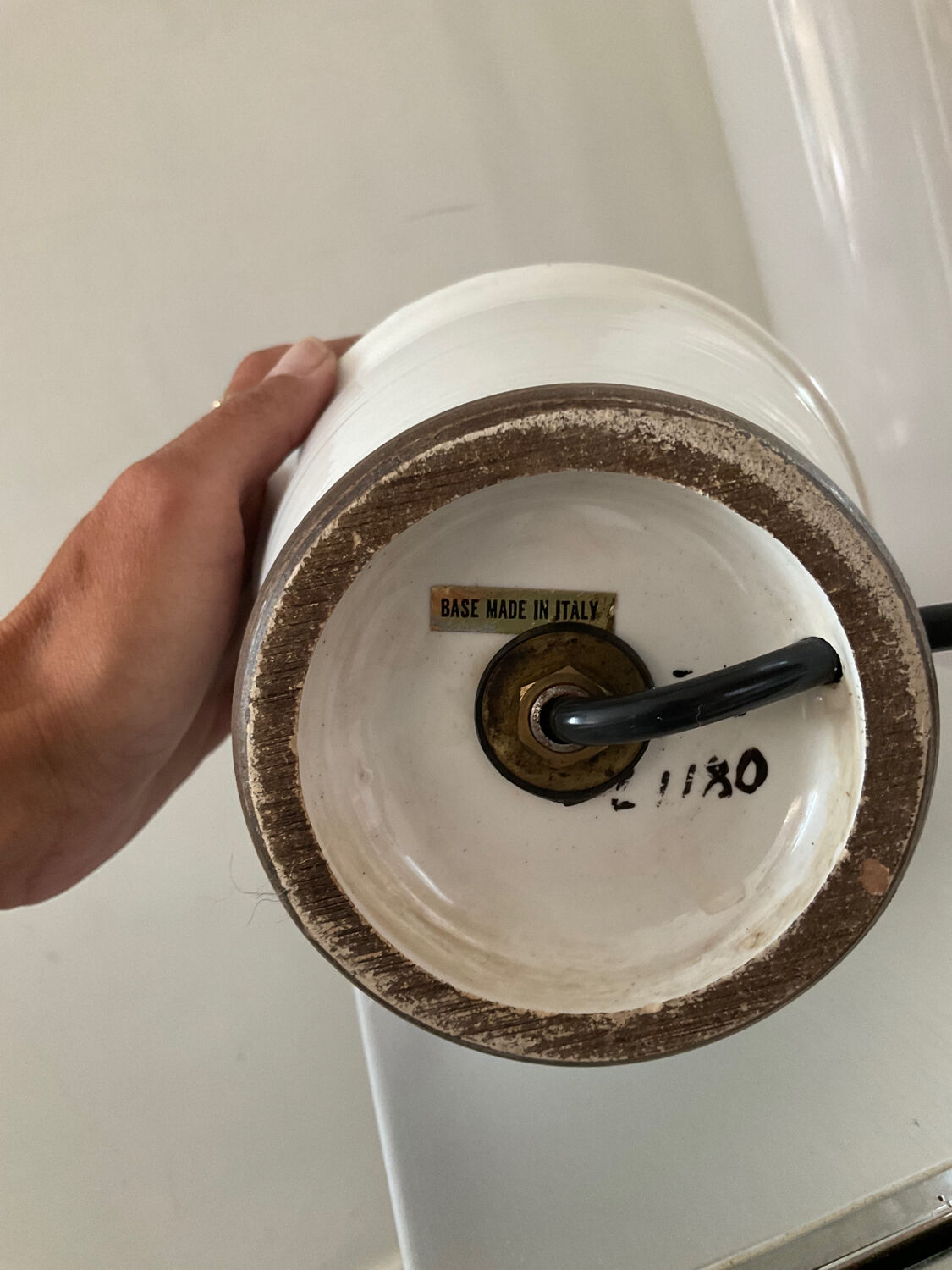 Vintage Italian ceramic lamp