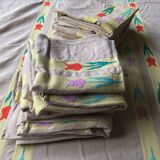 Tablecloth and 12 napkins
