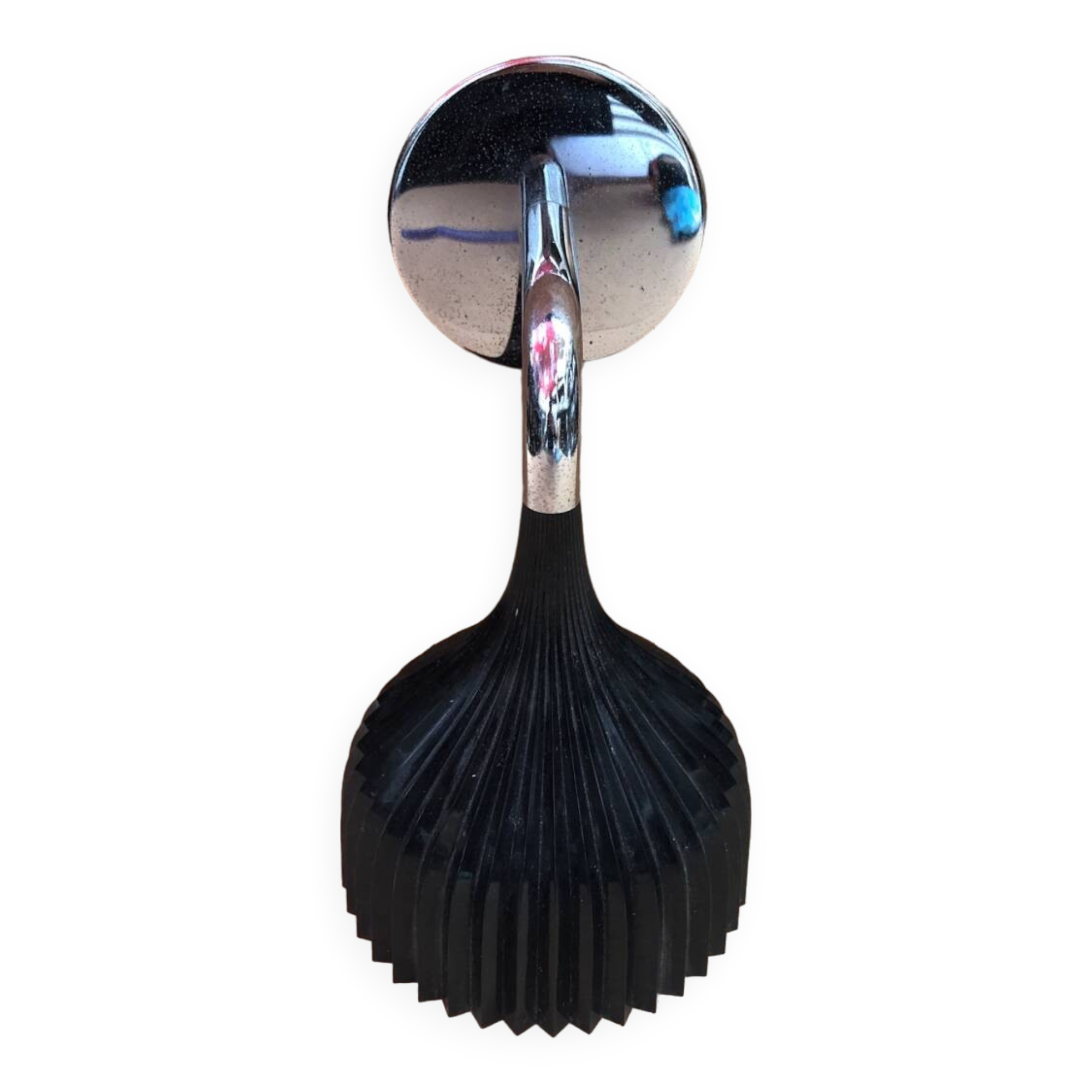 Old Wall Lamp E by KARTELL Design Laviani Bakelite Black + Chrome Metal #B015