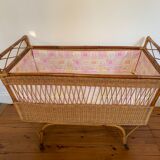 Baby rattan bed