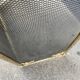 Brass fireplace fire screen 1900, French art nouveau spark screen with 4 shutters