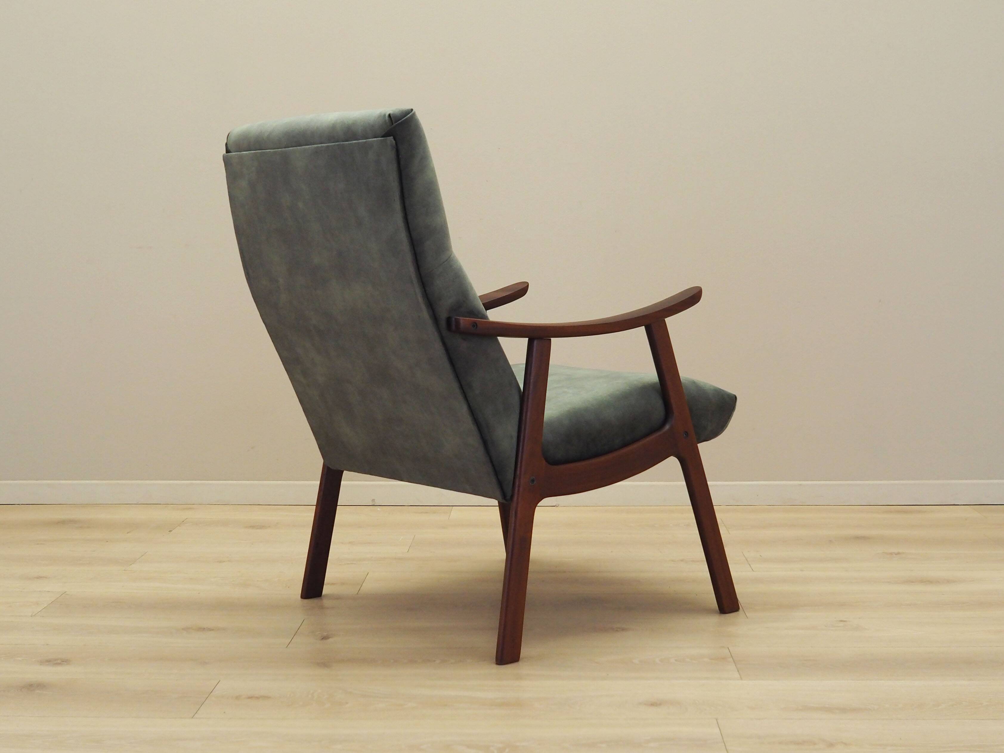 Teak armchair, Danish design, 1970s, production: Denmark
