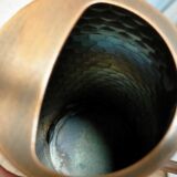 Hammered copper watering can