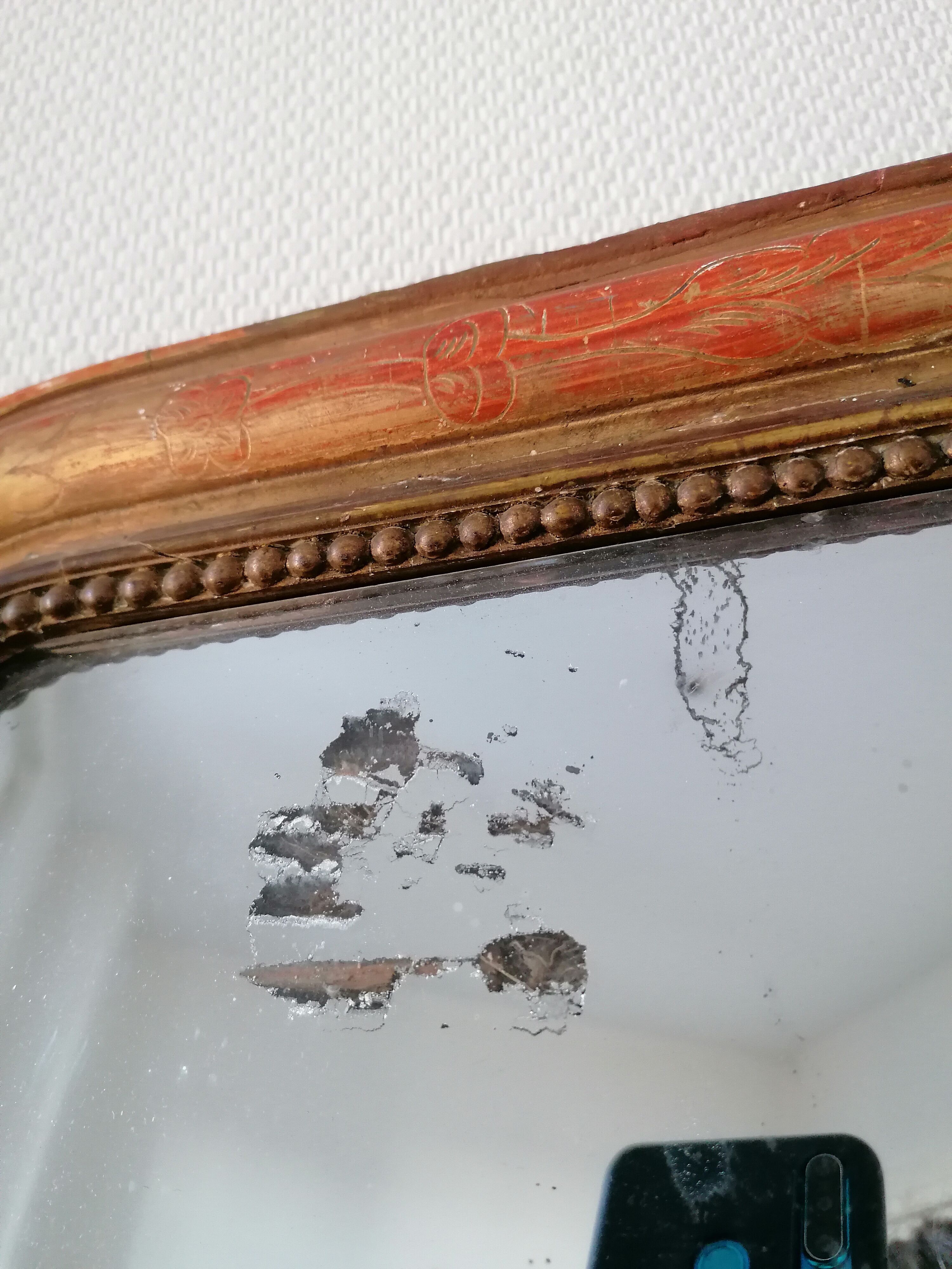 Miroir Louis Philippe mercure