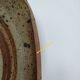 High-sided dish in pyrite stoneware by Charles Gaudry