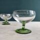 Ensemble de quatre verres à liqueur vintage français
