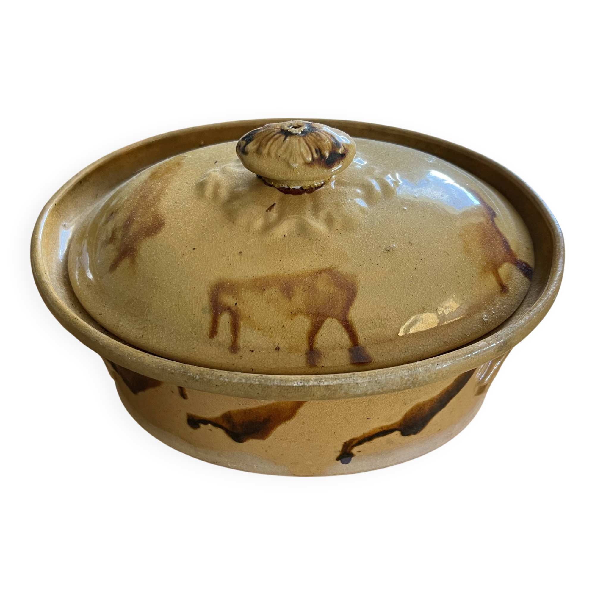 19th-century antique terrine