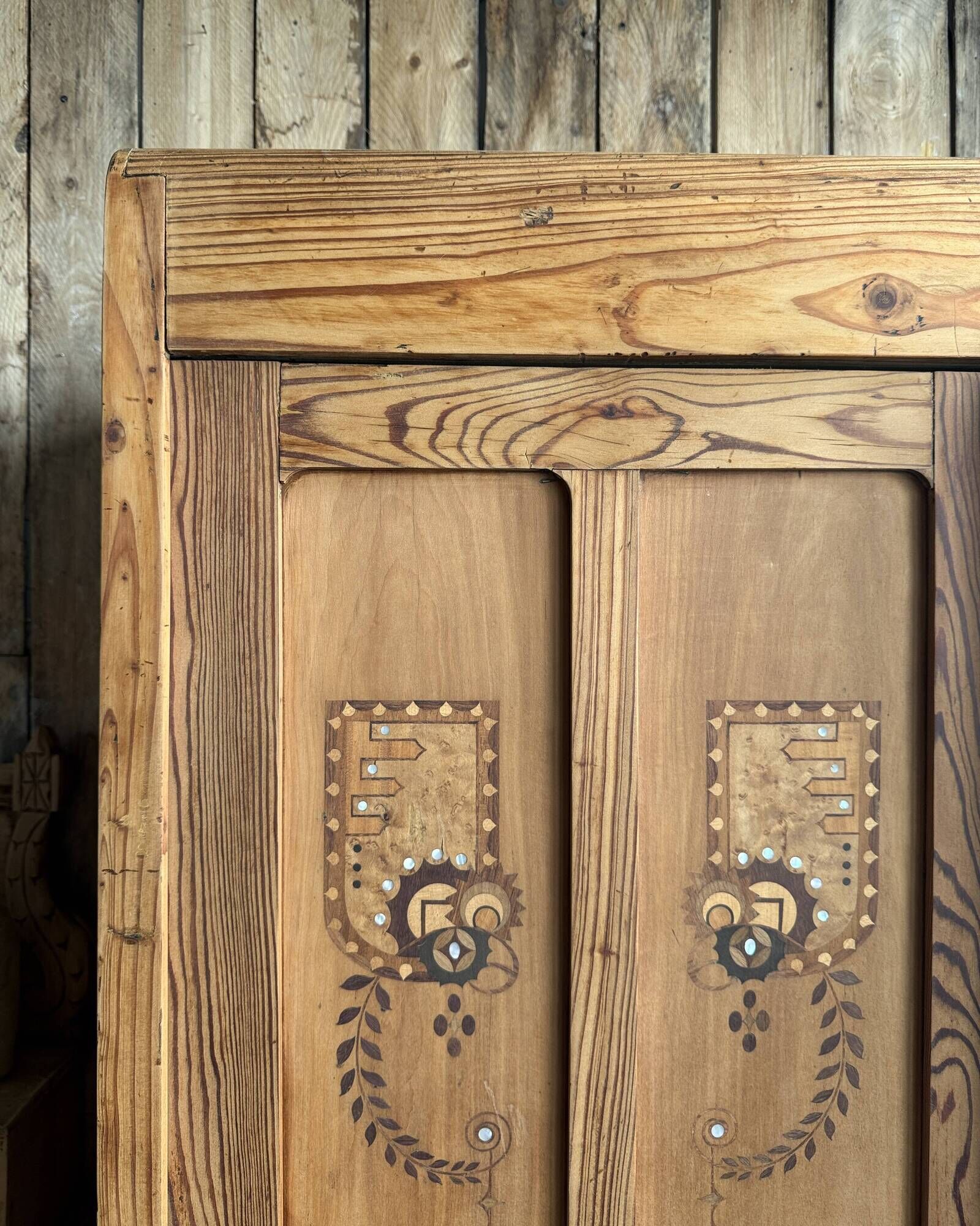 Czech Art Nouveau wardrobe