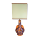 19th century Gien ceramic lamp