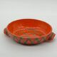 Enamelled ceramic dish, terfer, vallauris, vintage