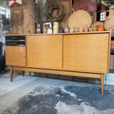 Oak buffet enfilade