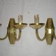 Pair of 1930s wall lights - art deco