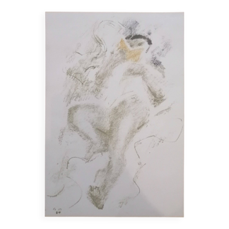 André Masson (1896–1987) – The Reader, original signed lithograph, Paris