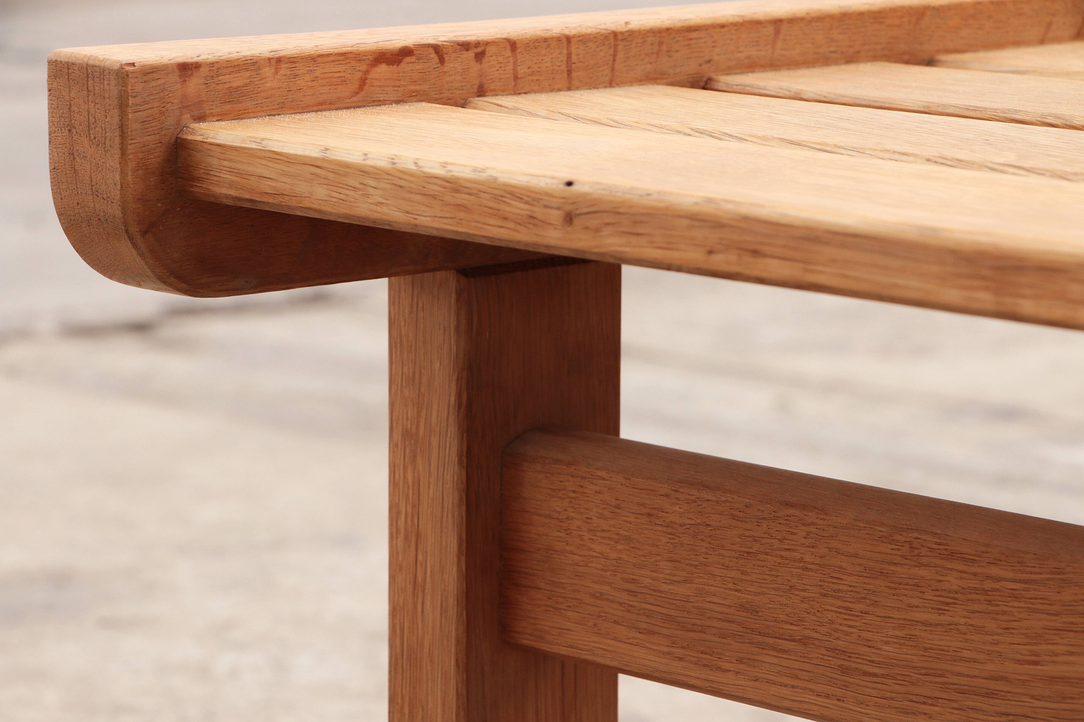 Bernt Petersen for Niels Eilersen bench made of oak, 1960
