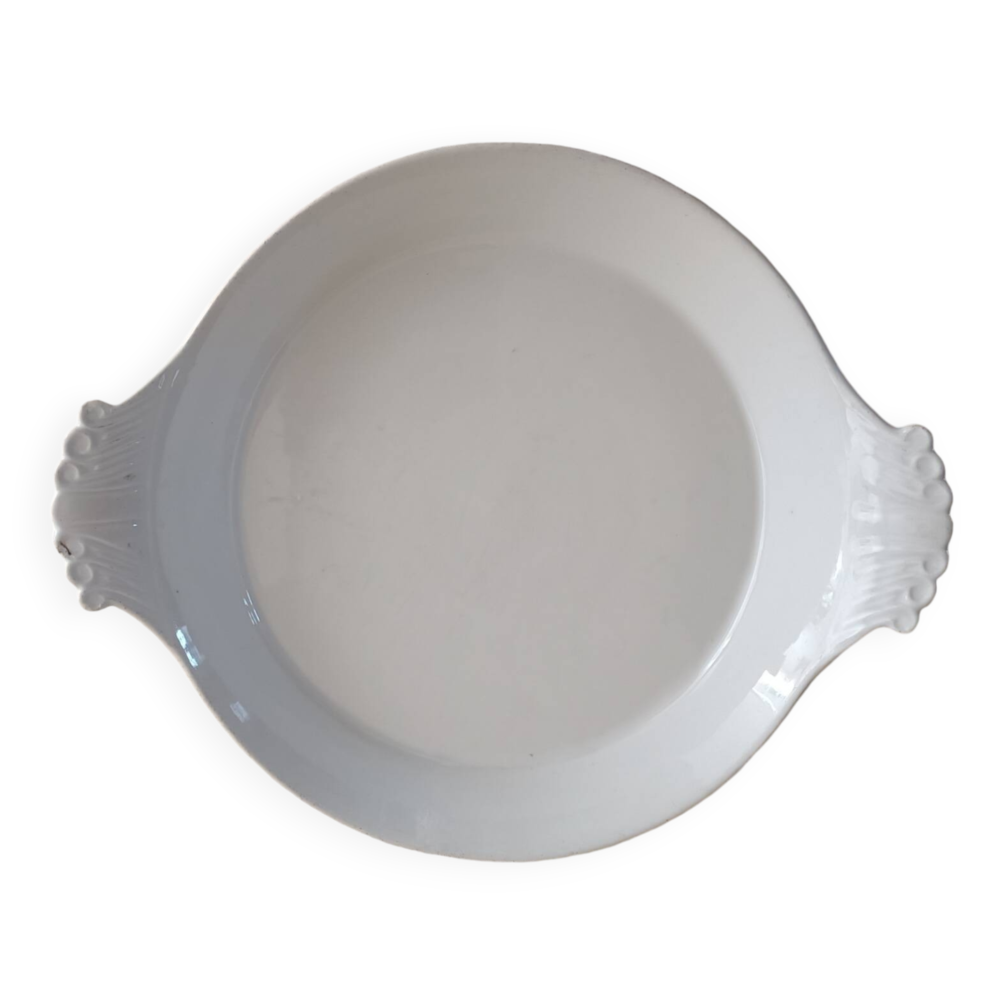 Porcelain fire dish