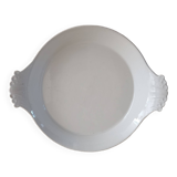 Plat en porcelaine à feu