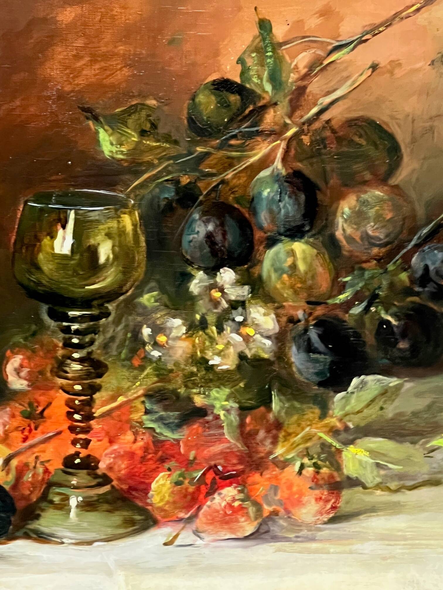 Jules Félix RAGOT (1835-1912) “Still life with fruit”.