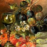 Jules Félix RAGOT (1835-1912) “Still life with fruit”.