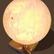Vintage illuminated glass globe world map - 1940s