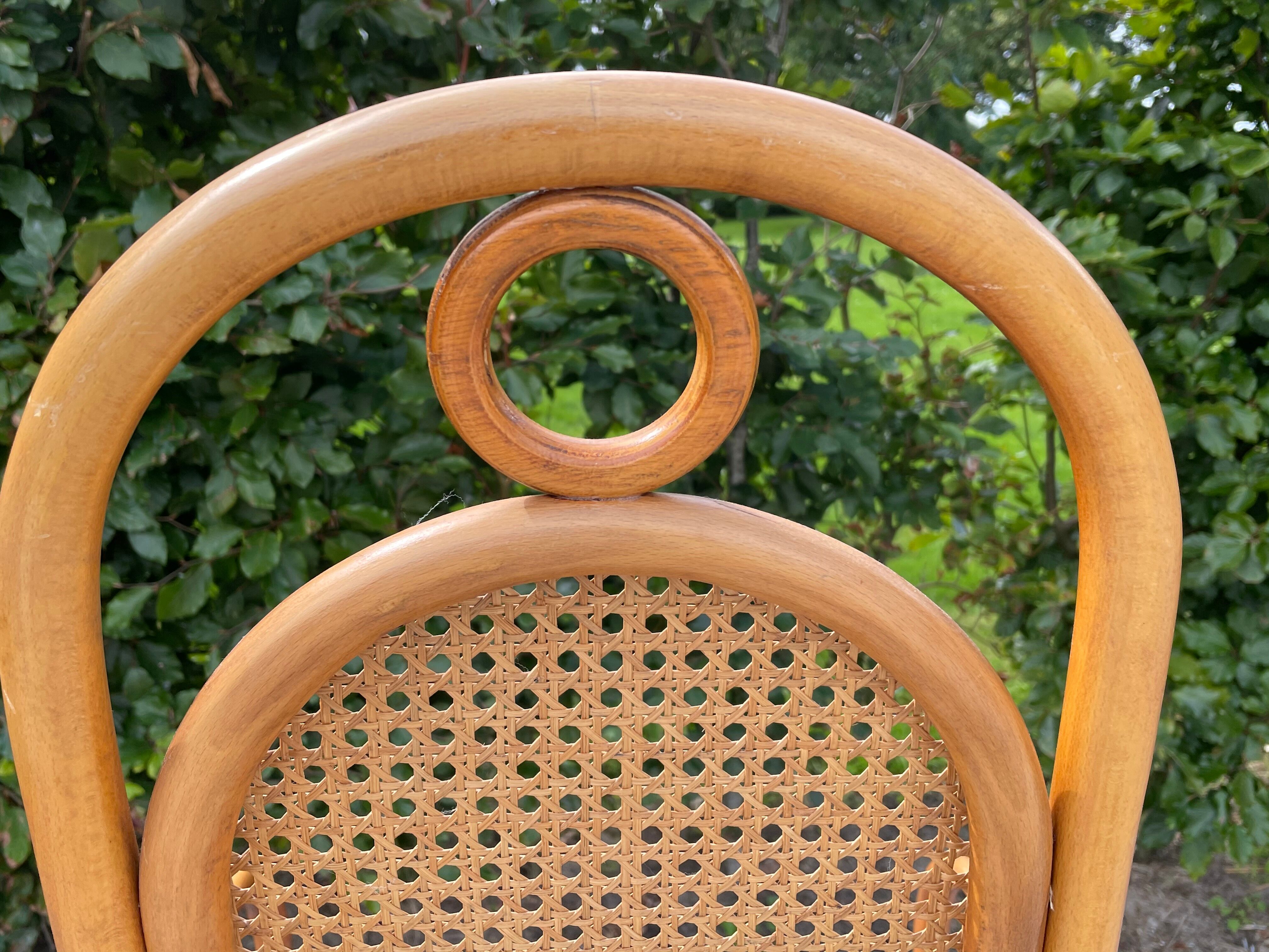 Sculptural bendwood side chair model