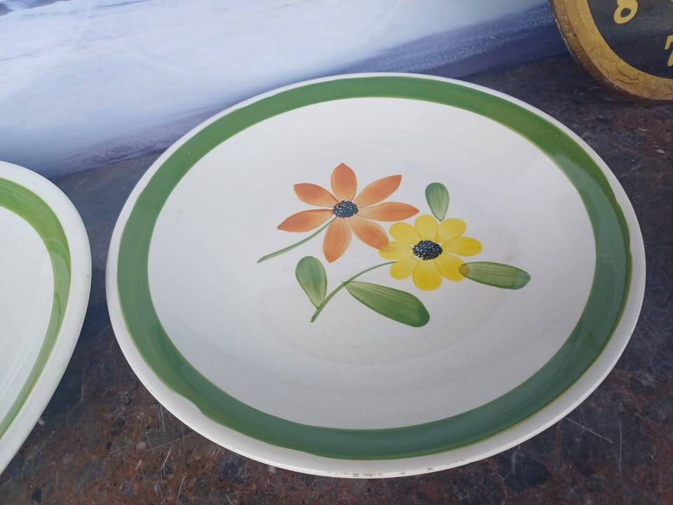 Large vintage Gien St Florentin dish