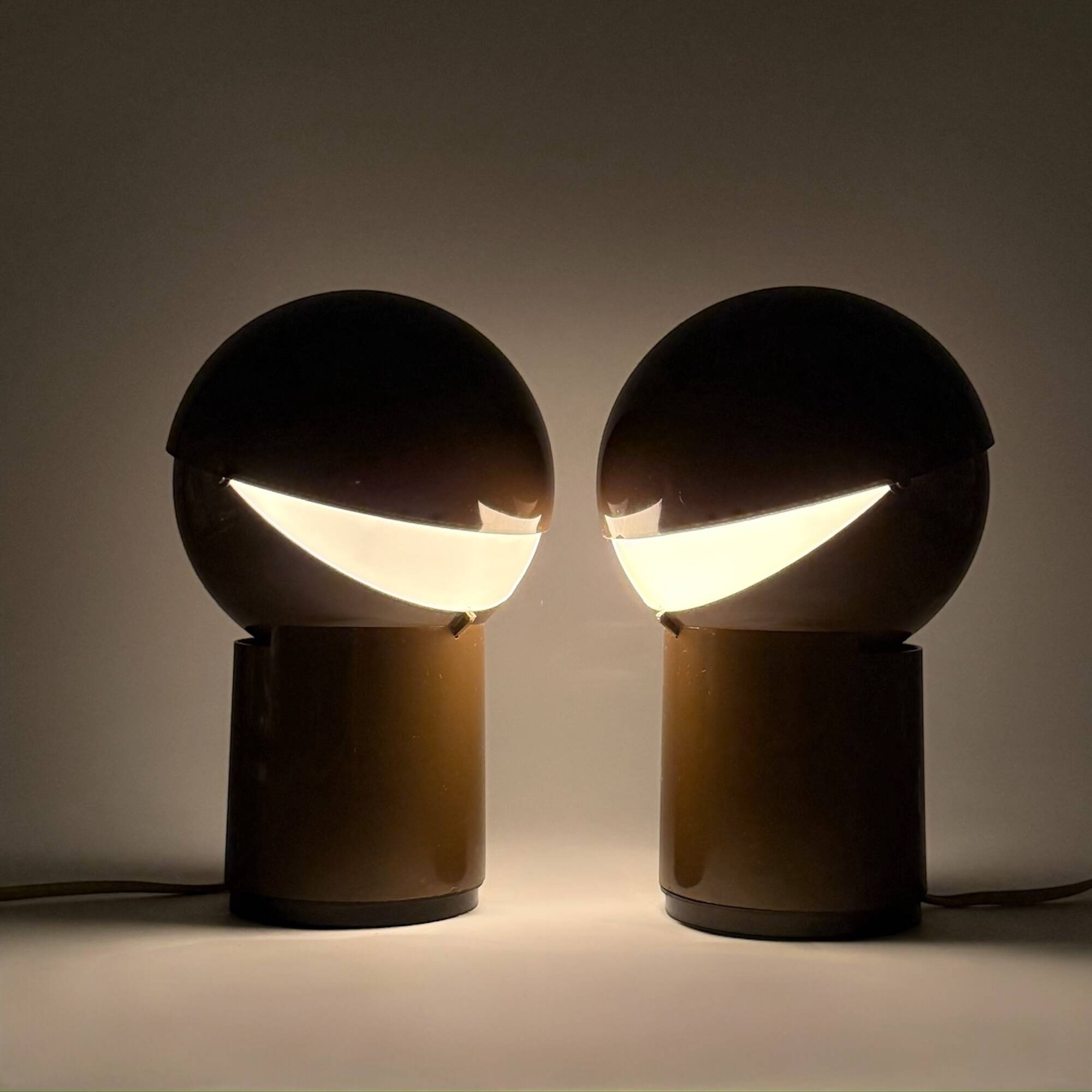 Pair of 'Sfera Notte' Table Lamps by Gagiplast, 1970s