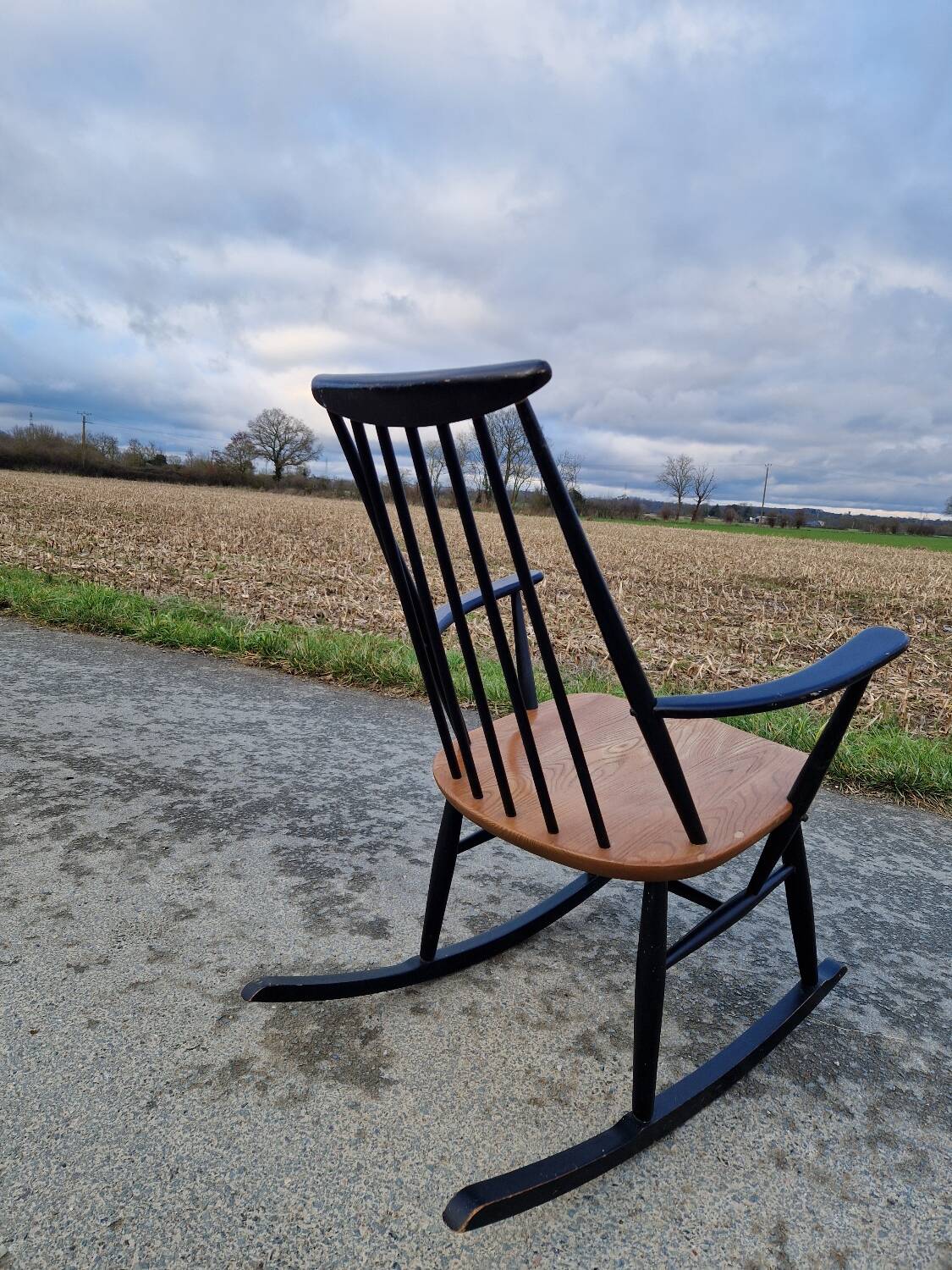 Rocking chair Scandinavian style 50s 60s
