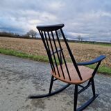 Rocking chair Scandinavian style 50s 60s
