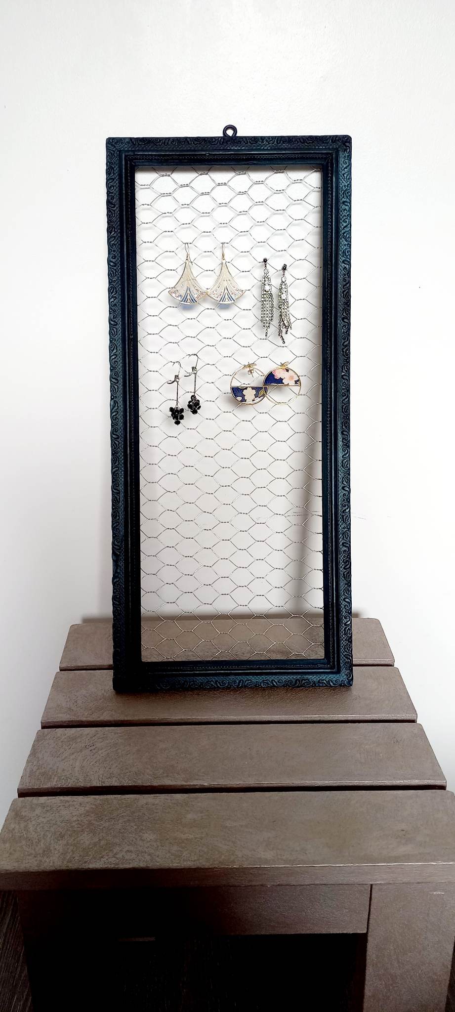 Old frame photo holder or jewelry holder