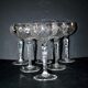 SAINT-LOUIS Balloon Wine Glass ROEMER in cut crystal star 1930 H14.5cm