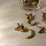 Hook gilded bronze