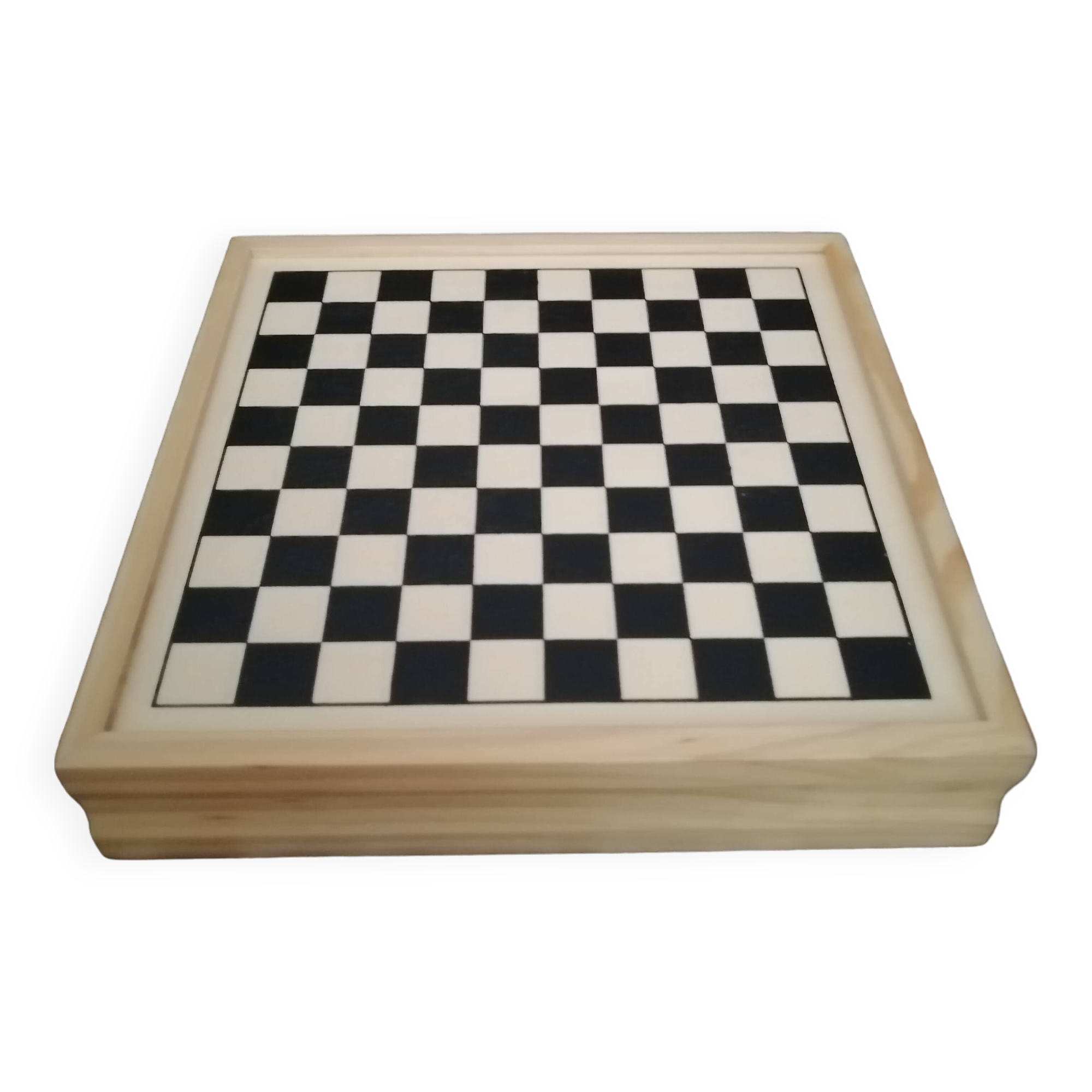 Coffret jeu de socete en bois de voyage (marque bayard)