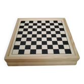 Coffret jeu de socete en bois de voyage (marque bayard)