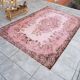 Vintage Decorative Pink Rug sku 2535