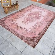 Tapis décoratif vintage rose sku 2535