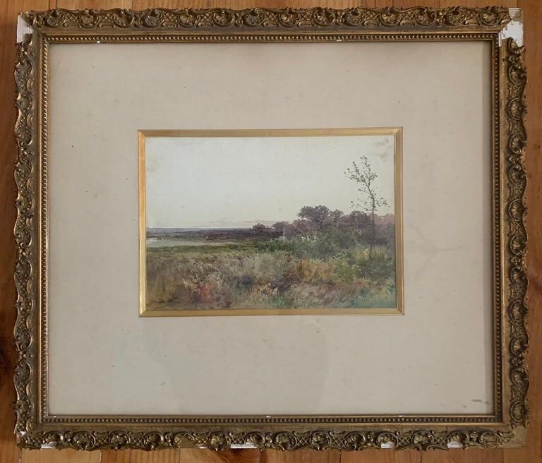 Combe Velluet, Watercolor landscape, nineteenth century