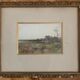 Combe Velluet, Watercolor landscape, nineteenth century