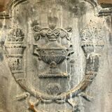 Fireplace bottom plate in cast iron XX century