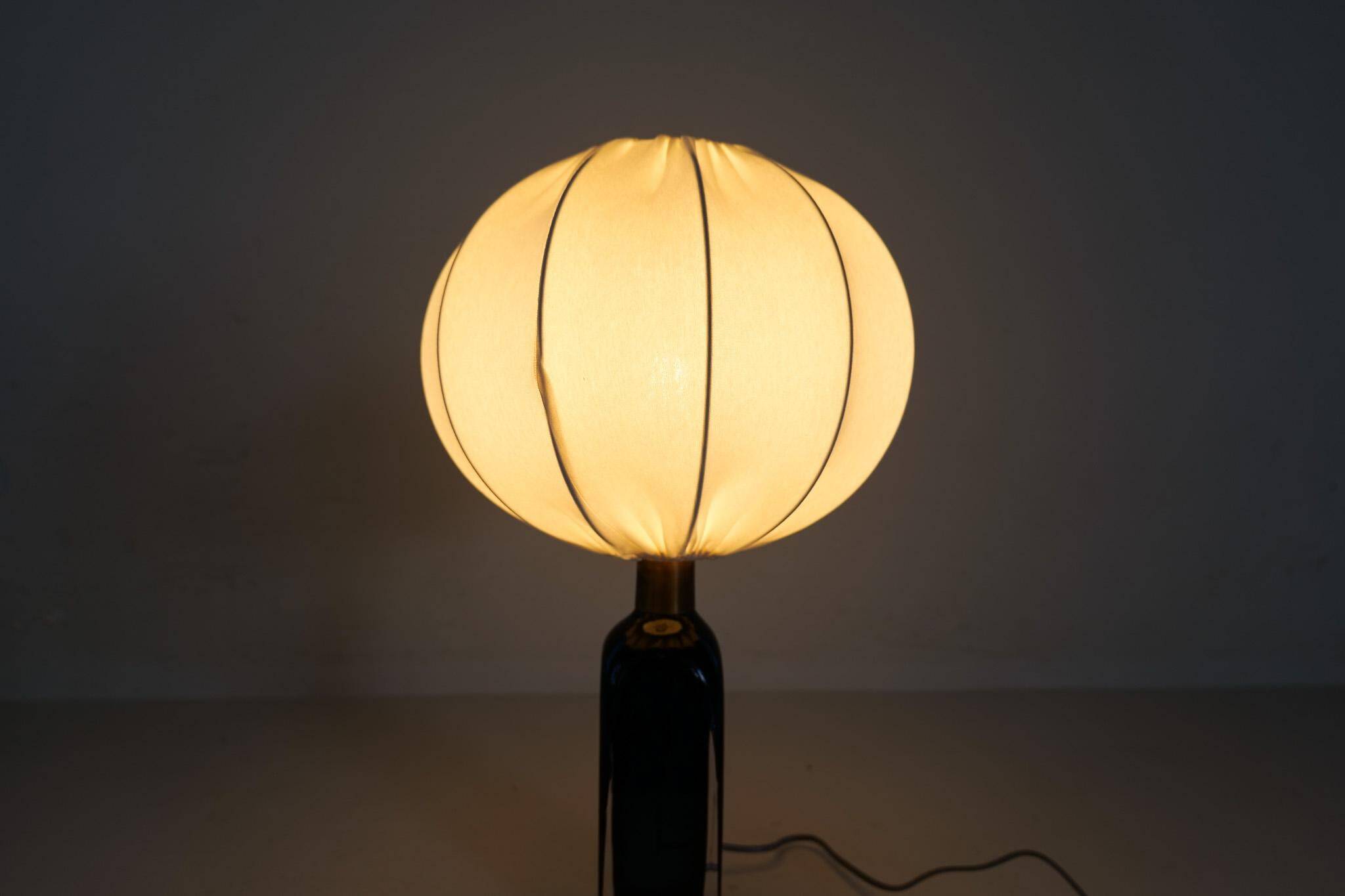 Mid-century modern table lamp by Carl Fagerlund for Orrefors Sweden RD 1406