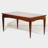 XL mid century extendable dining table in teak, 1960s