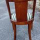 Suite of four mahogany gondola chairs