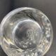 Cut crystal vase signed BACCARAT