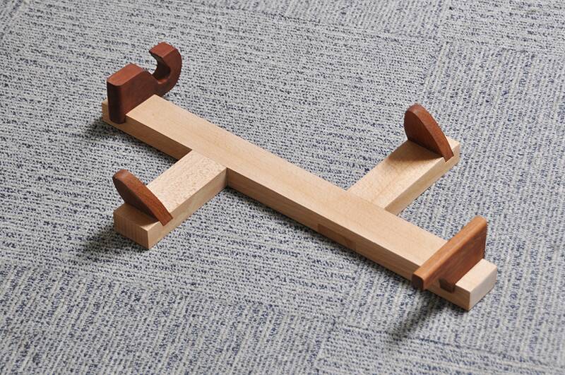 Hand-carved coat rack