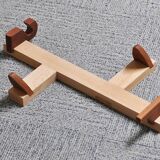 Hand-carved coat rack