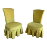 Velvet armchairs