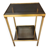Smoked glass side table