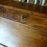 Louis XVI style secretary with walnut donkey
